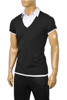 ARMANI JEANS Men's Short Sleeve Shirt #202 - Click Image to Close