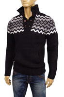EMPORIO ARMANI Mens Polo Style Warm Sweater #114 - Click Image to Close