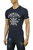 ARMANI JEANS Men's Fitted Short Sleeve Tee #60 - Click Image to Close