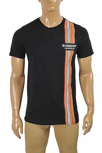 BURBERRY Men's Cotton T-Shirt With Front Logo Print 288