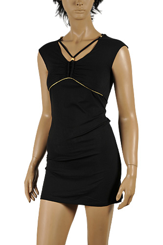 ROBERTO CAVALLI Short Sleeve Cocktail Evening Dress #276 - Click Image to Close