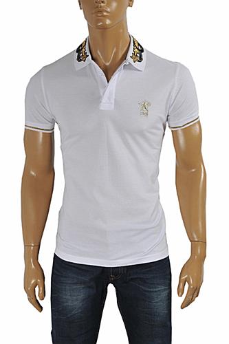 CAVALLI CLASS men's polo shirt with collar embroidery #372
