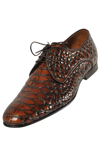 ROBERTO CAVALLI Men's Oxford Leather Dress Shoes #280 - Click Image to Close