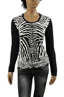 ROBERTO CAVALLI Ladies' Long Sleeve Top #305 - Click Image to Close