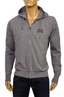 DOLCE & GABBANA Cotton Hoodie With Zipper #282 - Click Image to Close