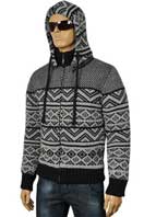 DOLCE & GABBANA Men's Knit Hooded Warm Jacket #358 - Click Image to Close