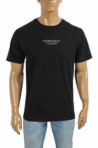 DOLCE&GABBANA Men's T-Shirt With Rubberized Patch 275