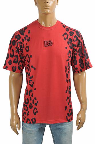 DOLCE&GABBANA Men's T-Shirt With Rubberized Patch 277