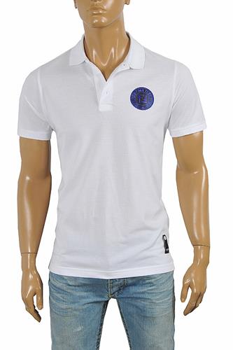 FENDI men’s cotton polo shirt in white 30