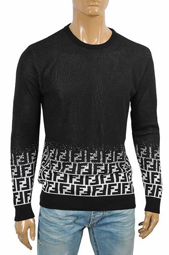 FENDI men's high quality FF print sweater 58