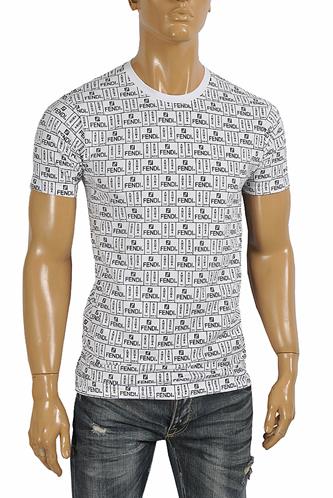 FENDI men's cotton t-shirt with print 47