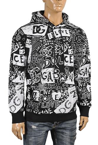 DOLCE & GABBANA men's cotton hoodie 258 - Click Image to Close