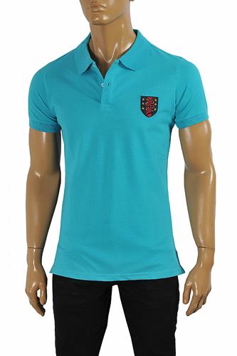 GUCCI Men's cotton polo with Kingsnake embroidery patch 390 - Click Image to Close