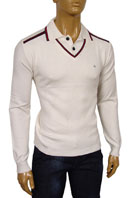 GUCCI Mens V-Neck Polo Style Sweater #27 - Click Image to Close