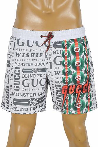 GUCCI logo print swim shorts for men 100