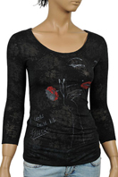 GUCCI Ladies Open Back Short Sleeve Top #26 - Click Image to Close
