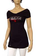 GUCCI Ladies Open Back Short Sleeve Top #29 - Click Image to Close