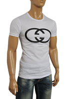GUCCI Men's Fitted Short Sleeve Tee #132 - Click Image to Close