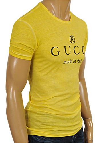 GUCCI Men's Crew-neck Short Sleeve Tee #155 - Click Image to Close