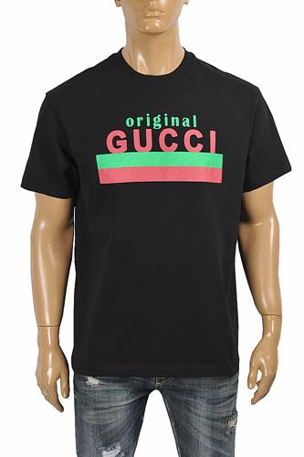 Original GUCCI print oversize men’s t-shirt 283