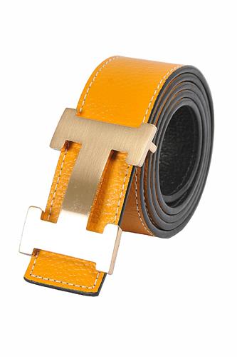 HERMES Men's Reversible Leather Belt 69