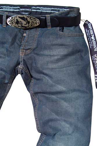EMPORIO ARMANI Wash Denim Jeans With Belt #73