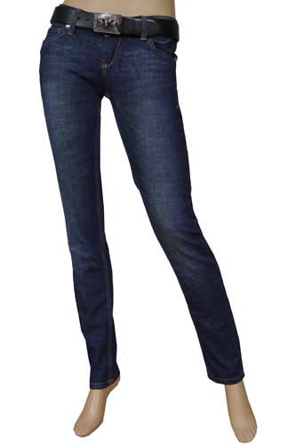 EMPORIO ARMANI Ladies Slim Fit Jeans With Belt #75