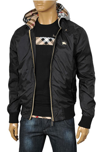 BURBERRY Men's Zip Up Hooded Jacket #15