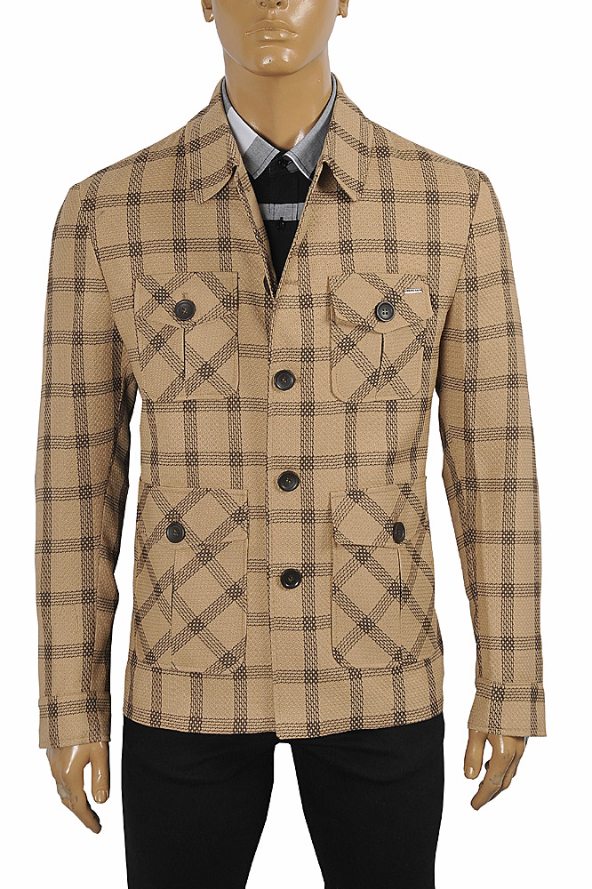 BURBERRY Men's 5-button blazer coat jacket 57