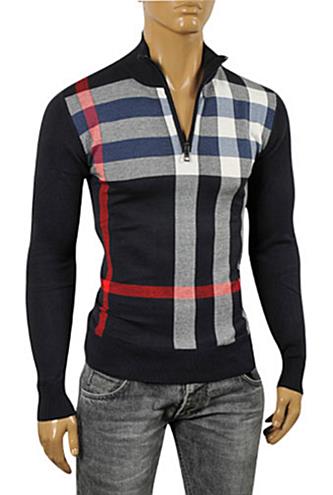BURBERRY Men's Zip Sweater #172