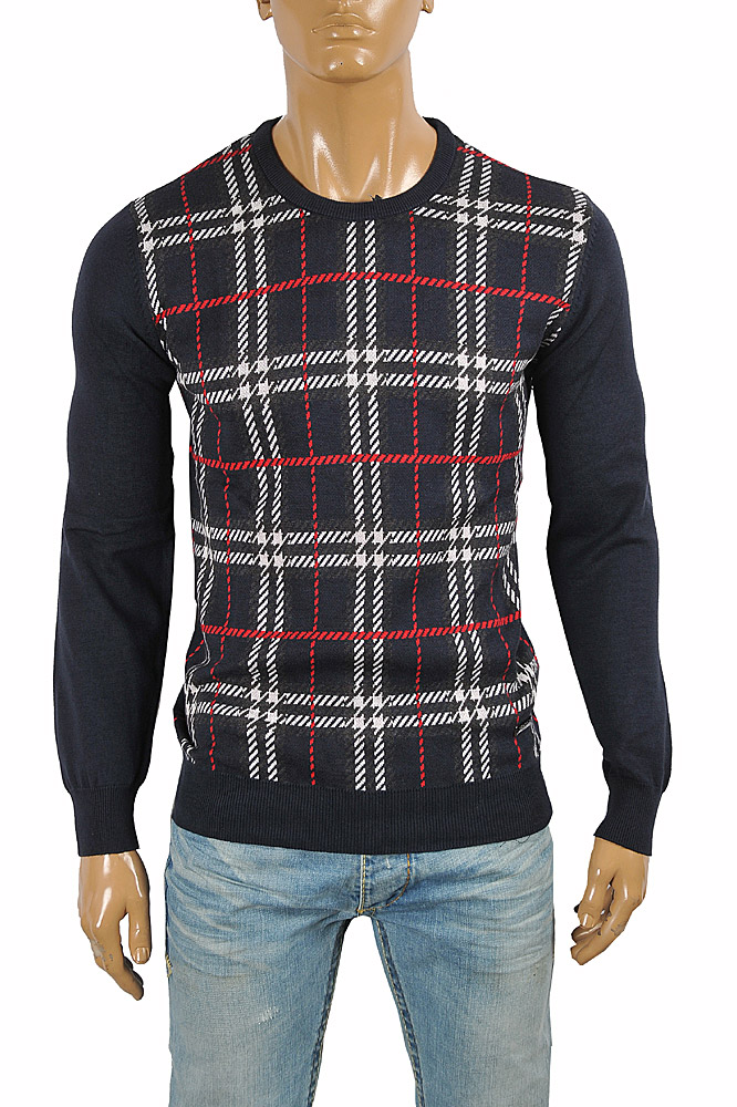 BURBERRY Men's Round Neck Knitted Sweater 279