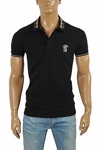 CAVALLI CLASS men's polo shirt with collar embroidery #371