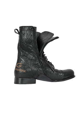 DOLCE & GABBANA High Leather Boots For Men #218