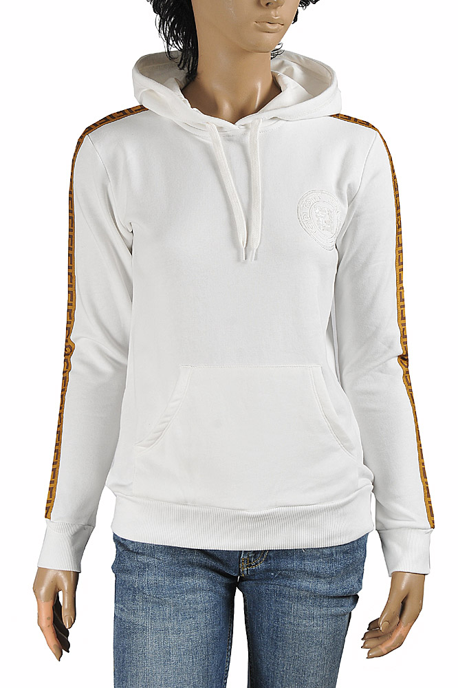 FENDI women's cotton hoodie with logo embroidery 39