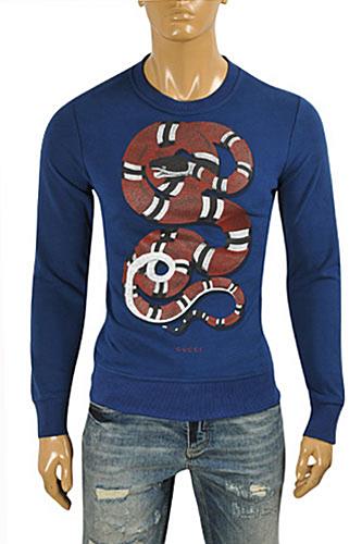 GUCCI Men's Stripe Fitted Knit Sweater #101