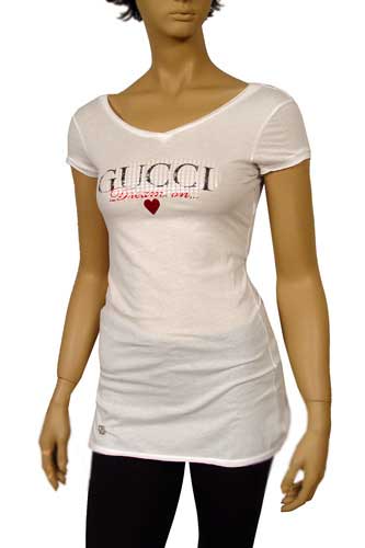 GUCCI Ladies Open Back Short Sleeve Top #28