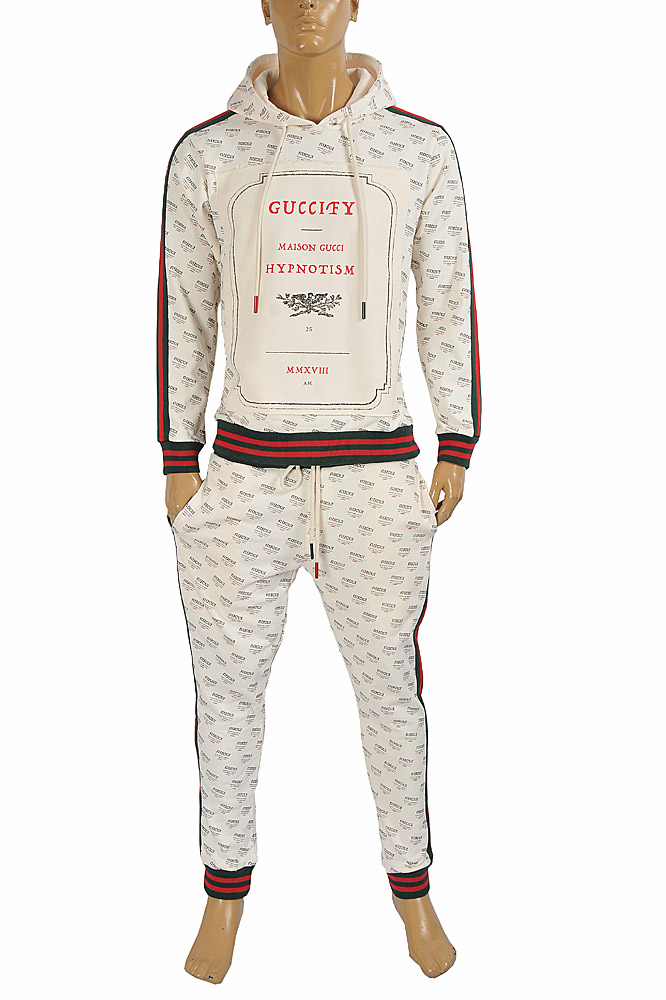 GUCCI Men's jogging suit with hoodie 170