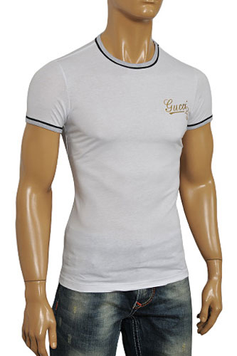 GUCCI Men's Fitted Short Sleeve Tee #129