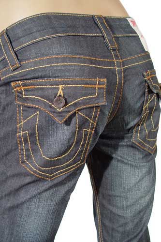 TRUE RELIGION Ladies Crinkle Wash Denim Jeans #5