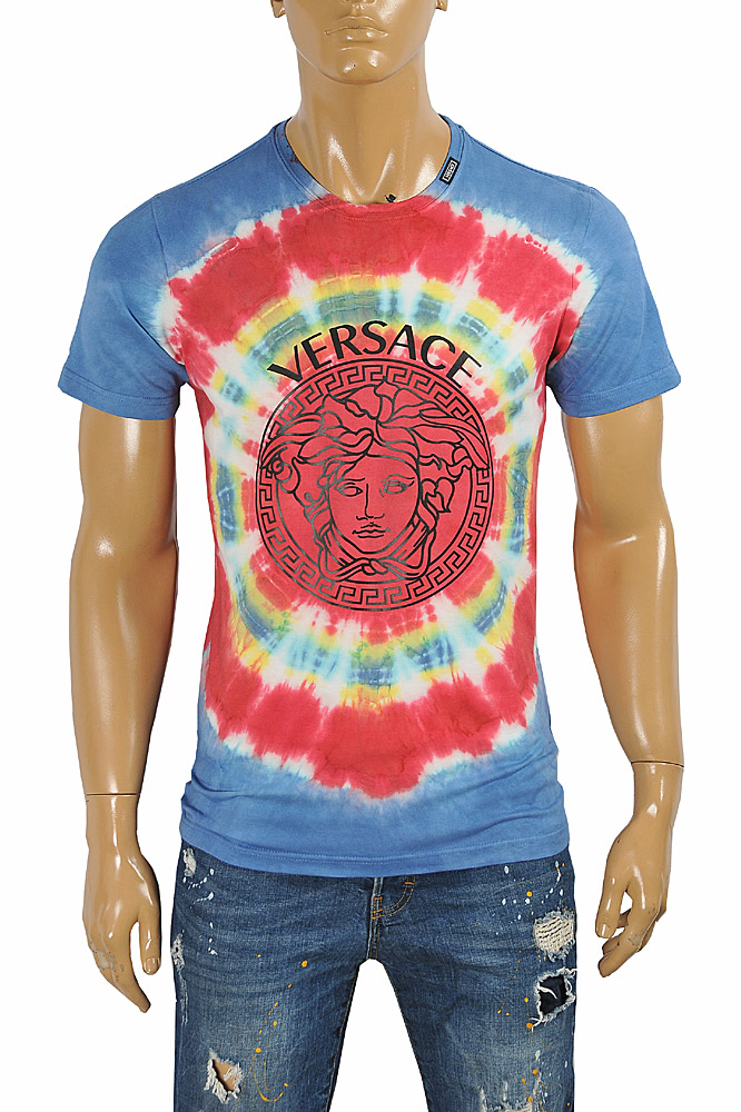 VERSACE men's t-shirt with front medusa print 118