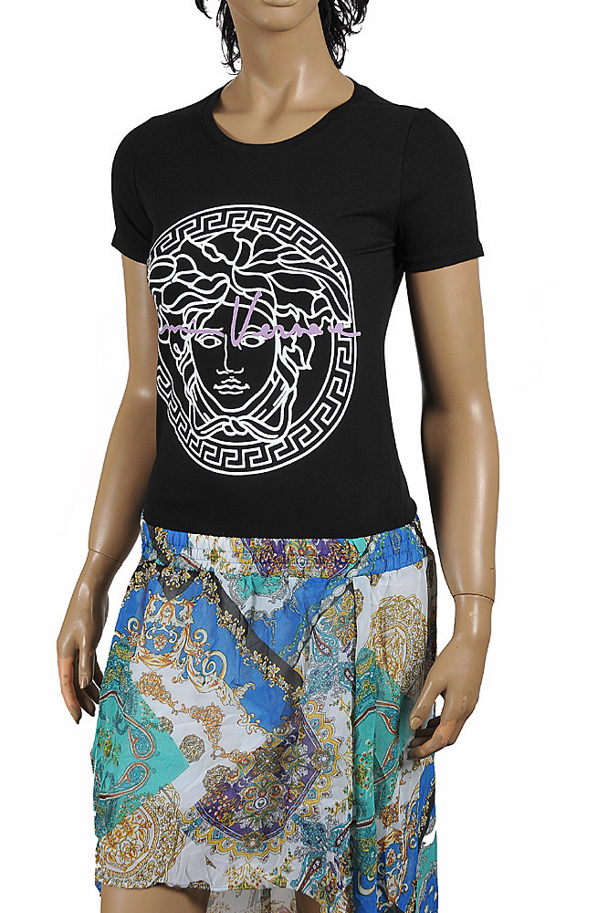 VERSACE Women's Medusa Print T-Shirt 132