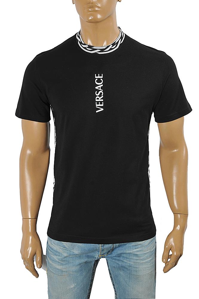 VERSACE Men's Front Print T-Shirt 134