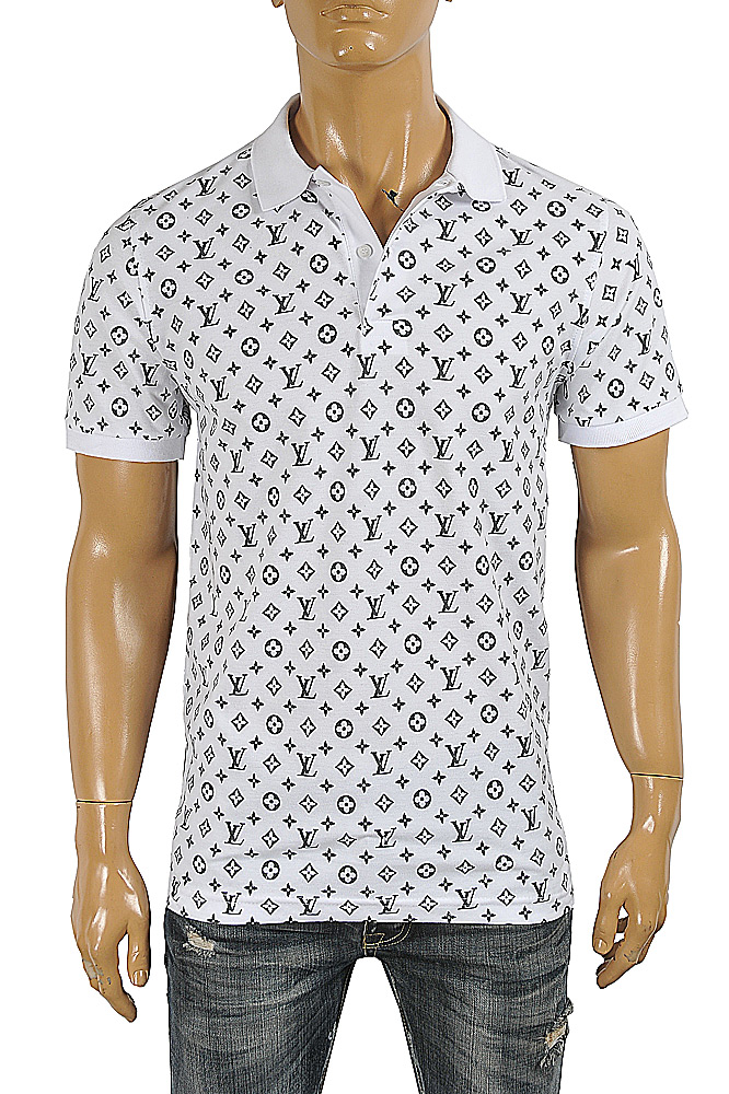 Louis Vuitton Monogram Light And Dark Brown Polo Shirt - Tagotee