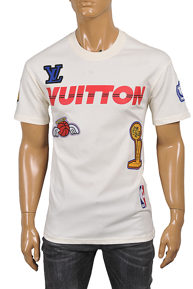 LOUIS VUITTON men's monogram print t-shirt 31