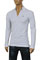 Mens Designer Clothes | ARMANI JEANS Men's Zip Up Shirt #167 View 1