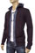 Mens Designer Clothes | EMPORIO ARMANI Zip Up Cotton Hoodie #123 View 1