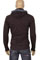 Mens Designer Clothes | EMPORIO ARMANI Zip Up Cotton Hoodie #123 View 2