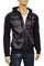 Mens Designer Clothes | EMPORIO ARMANI Mens Zip Up Hooded Jacket #85 View 1