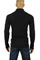 Mens Designer Clothes | ARMANI JEANS Men's Zip Up Cotton Shirt In Black #226 View 2