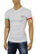 Mens Designer Clothes | ARMANI JEANS Men's Fitted Short Sleeve Tee #77 View 1